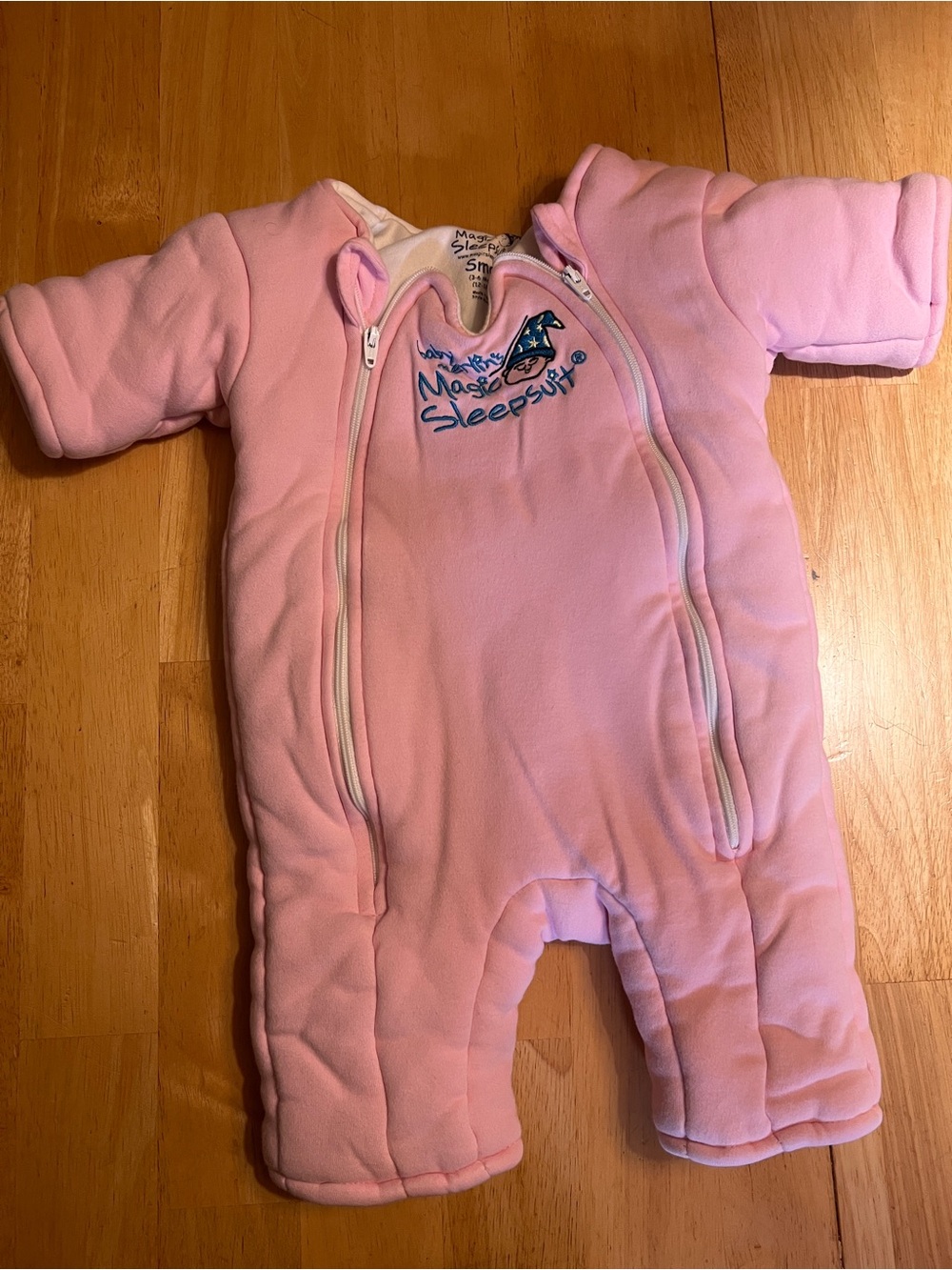 Magic Sleepsuit Pink Fleece Baby Sleep Sack - Cozy Two-Zip Design
